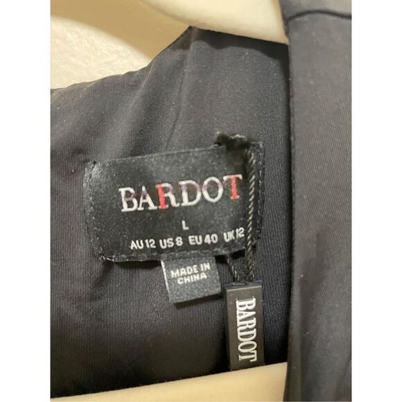 New Bardot Neve Maxi Dress in Black Size L new - Picture 8 of 8